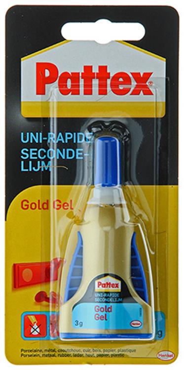 Afbeelding laden in galerijviewer, Pattex 1002038 - gold sec.lijm gel | 6 stuks
