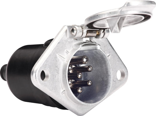 Hella stopcontact built-in socket 7pin.24v m.screw connection