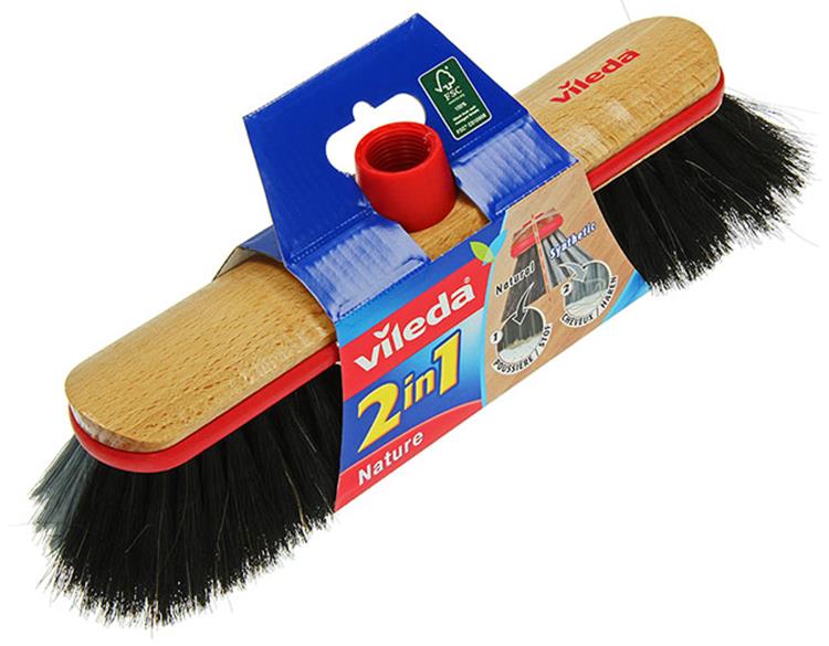 Afbeelding laden in galerijviewer, Vileda 1003293 - binnenbezem mixte 2 in 1 | 6 stuks
