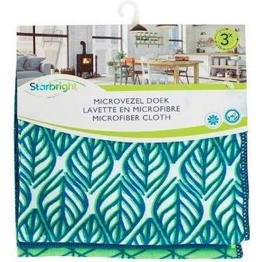 Starbright 1063309 - microvezel doek 3st 35 x 35cm sb | 6 stuks