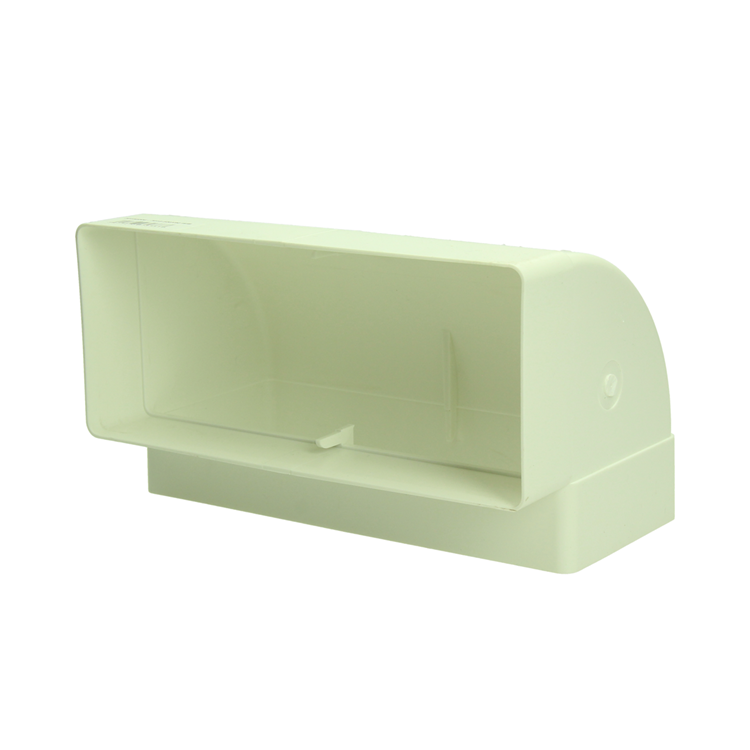 Afbeelding laden in galerijviewer, Renson 1069271 - pvc hoekverbinding vert. 90° 7015 (220x90) (wit) | 3 stuks

