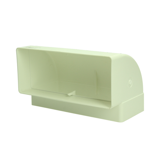 Renson 1069271 - pvc hoekverbinding vert. 90° 7015 (220x90) (wit) | 3 stuks