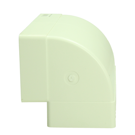 Renson 1069271 - pvc hoekverbinding vert. 90° 7015 (220x90) (wit) | 3 stuks