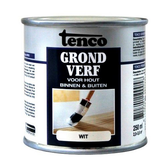 Tenco 1053509 - grondverf wit 0,25l | 4 stuks