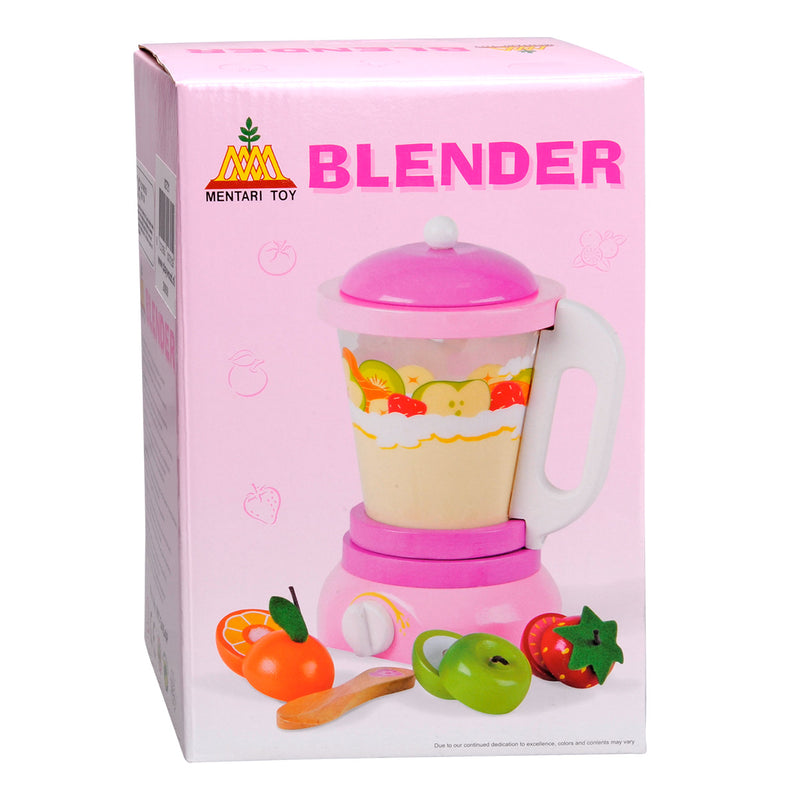 Afbeelding laden in galerijviewer, Mentari houten speelgoed blender - speelkeuken smoothie set.
