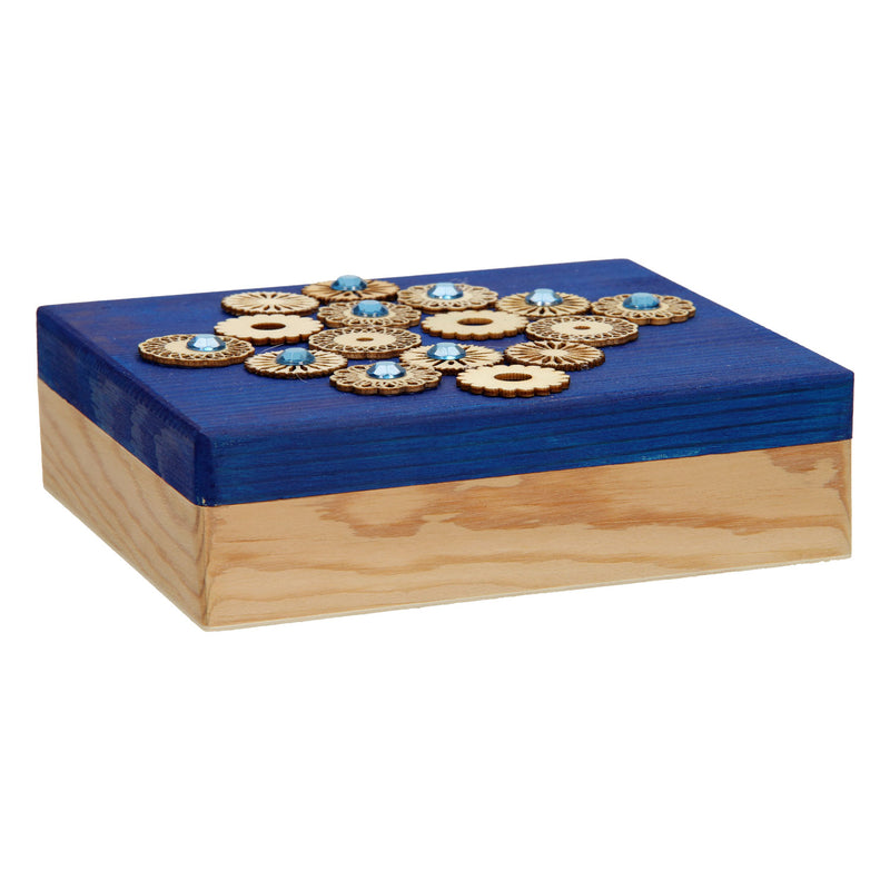 Afbeelding laden in galerijviewer, Versier je eigen Houten Opbergbakje (losse deksel)
