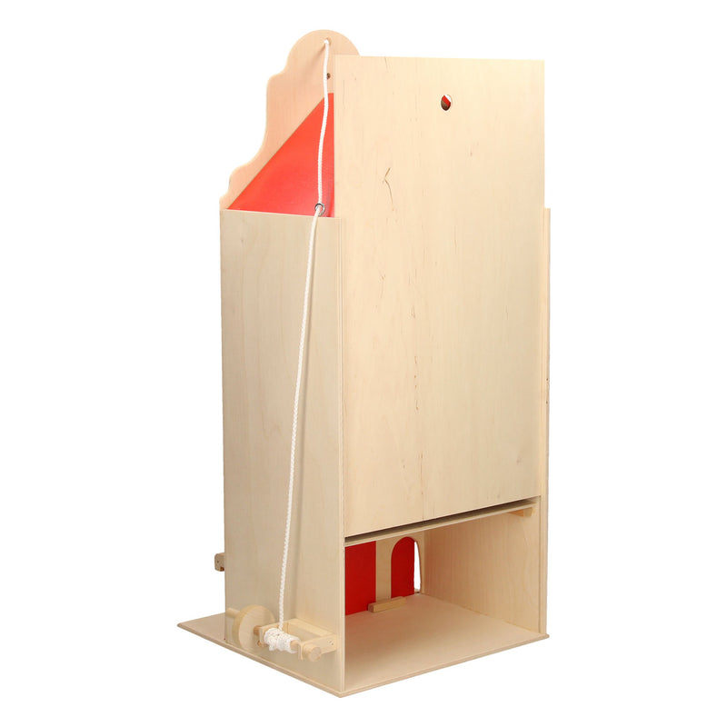 Afbeelding laden in galerijviewer, Playwood - houten pakhuis grachtenpand klein; hoogte 67 cm
