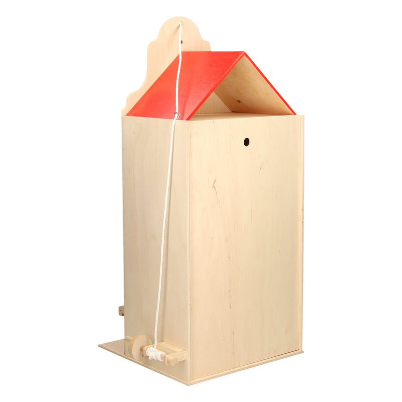 Afbeelding laden in galerijviewer, Playwood - houten pakhuis grachtenpand klein; hoogte 67 cm
