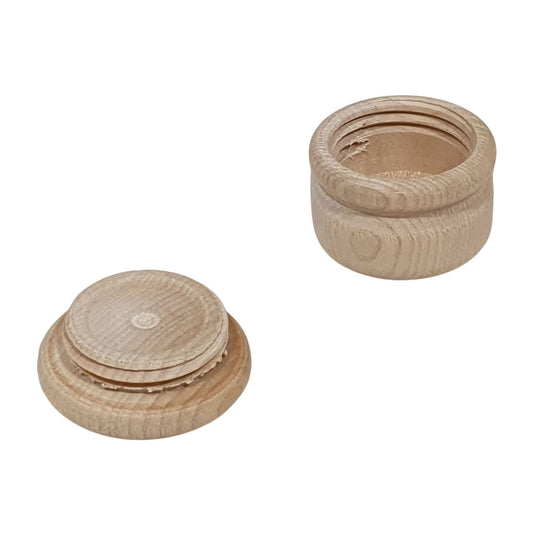 Playwood tandendoosje beukenhout, ø 4,2cm