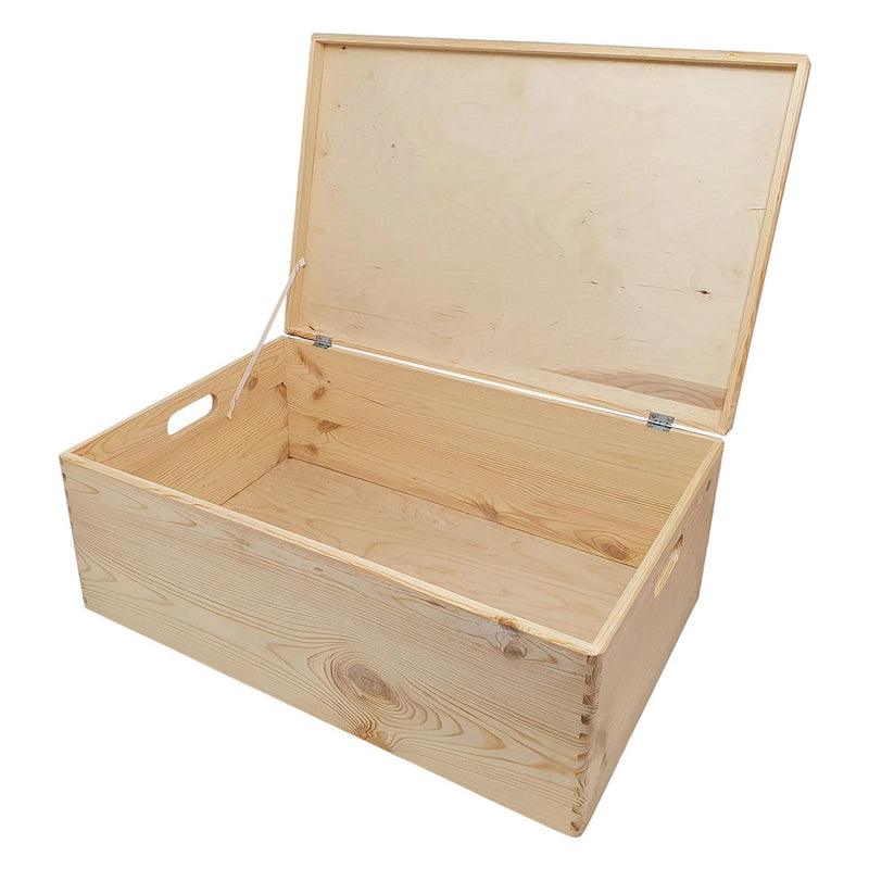 Afbeelding laden in galerijviewer, Small foot playwood houten opbergkist met klepdeksel
