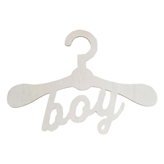 Playwood multiplex houten kinder kledinghanger boy