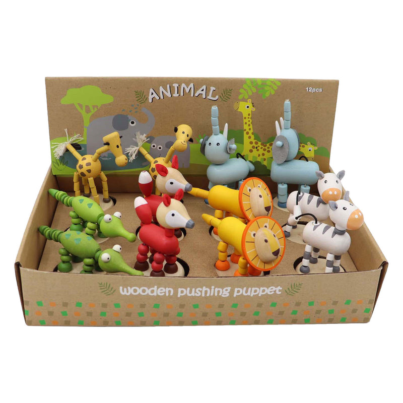 Afbeelding laden in galerijviewer, Playwood houten drukpop jungle
