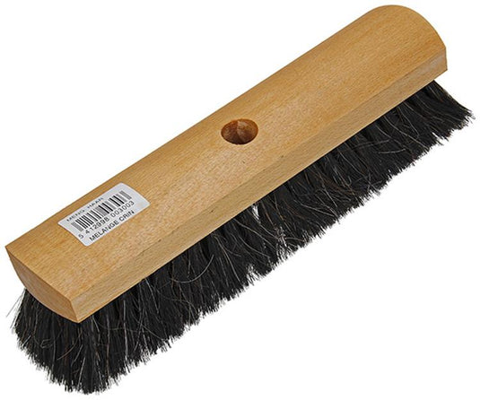 1000039 - zaalveger zwart 30cm | 2 stuks