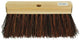 1009161 - straatveger 50% bahia rond hout gelakt 30cm | 2 stuks