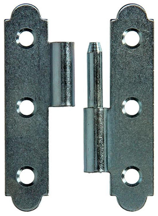 Mack 1013258 - 2 spaanse paumellen rechts verzinkt h 80 x b 45mm | 5 stuks