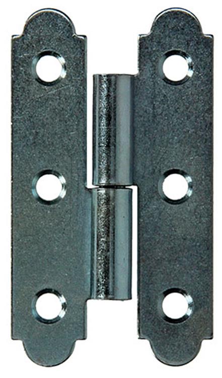 Afbeelding laden in galerijviewer, Mack 1013257 - 2 spaanse paumellen links verzinkt h 80 x b 45mm | 5 stuks
