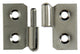 Mack 1013349 - 2 meubelpaumellen links vernikkeld h 30 x b 40 mm | 5 stuks