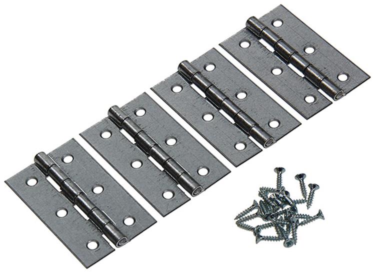 Afbeelding laden in galerijviewer, Mack 1013248 - 4 smalle scharnieren verzinkt h 60 x b 35 mm | 5 stuks
