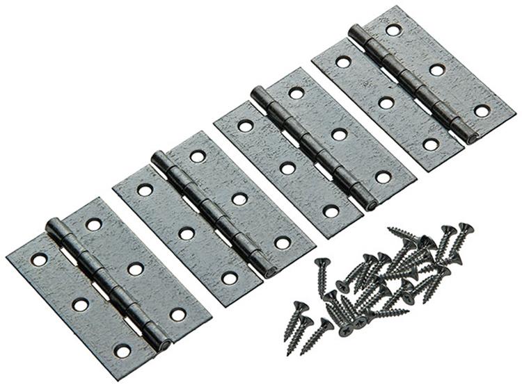 Afbeelding laden in galerijviewer, Mack 1013249 - 4 smalle scharnieren verzinkt h 70 x b 40 mm | 5 stuks
