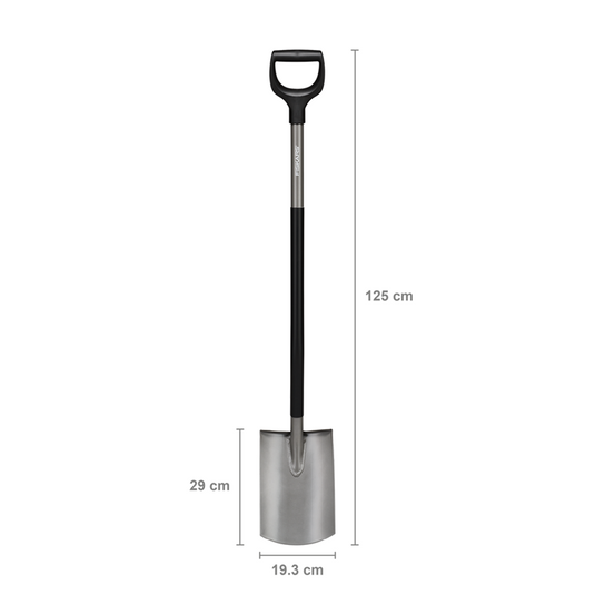 Fiskars 1069392 - ergonomic tuinspade rond | 4 stuks