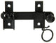 Mack 1013553 - 1 luiksluiting zwart geplast. 130mm | 3 stuks