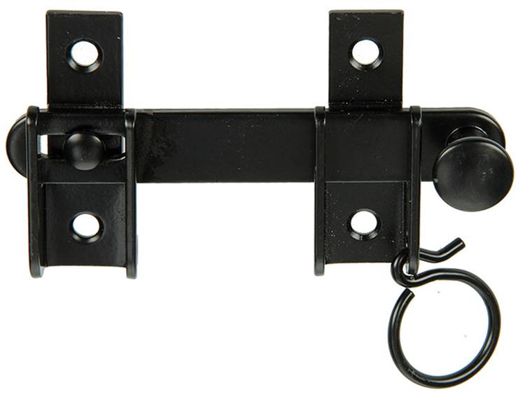 Afbeelding laden in galerijviewer, Mack 1013553 - 1 luiksluiting zwart geplast. 130mm | 3 stuks
