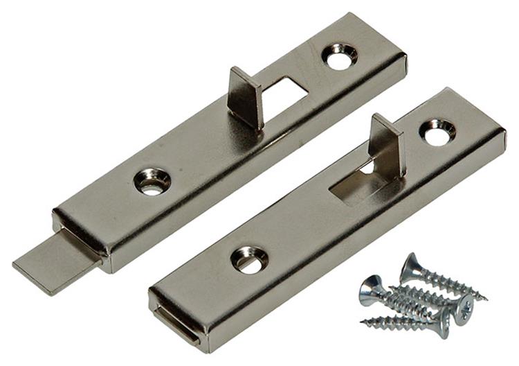 Afbeelding laden in galerijviewer, Mack 1013561 - 2 meubelschuiven vernikkeld a 70 - b 11,5 mm | 10 stuks

