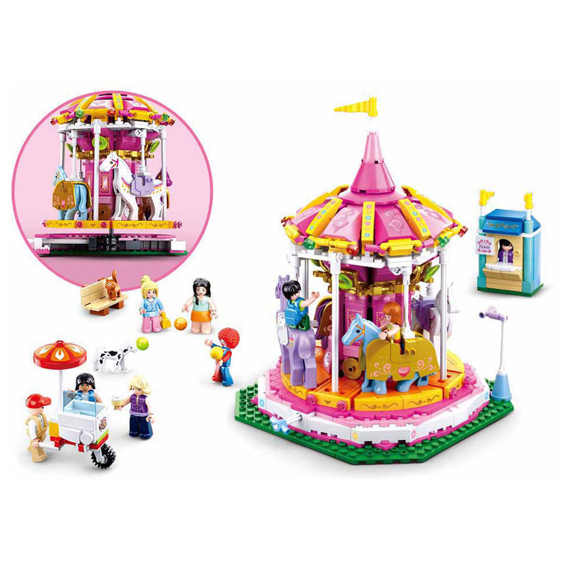 Afbeelding laden in galerijviewer, Sluban Girl's Dream Draaimolen
