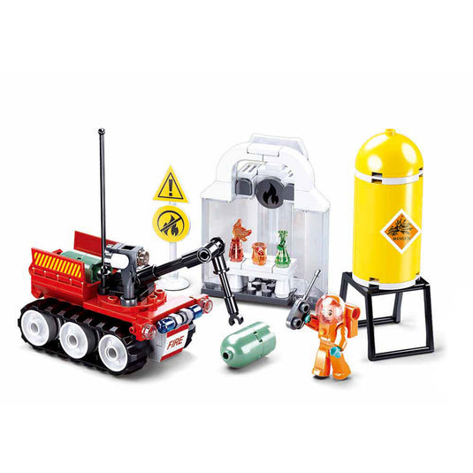 Sluban brandweer robot oefening - 130dlg.