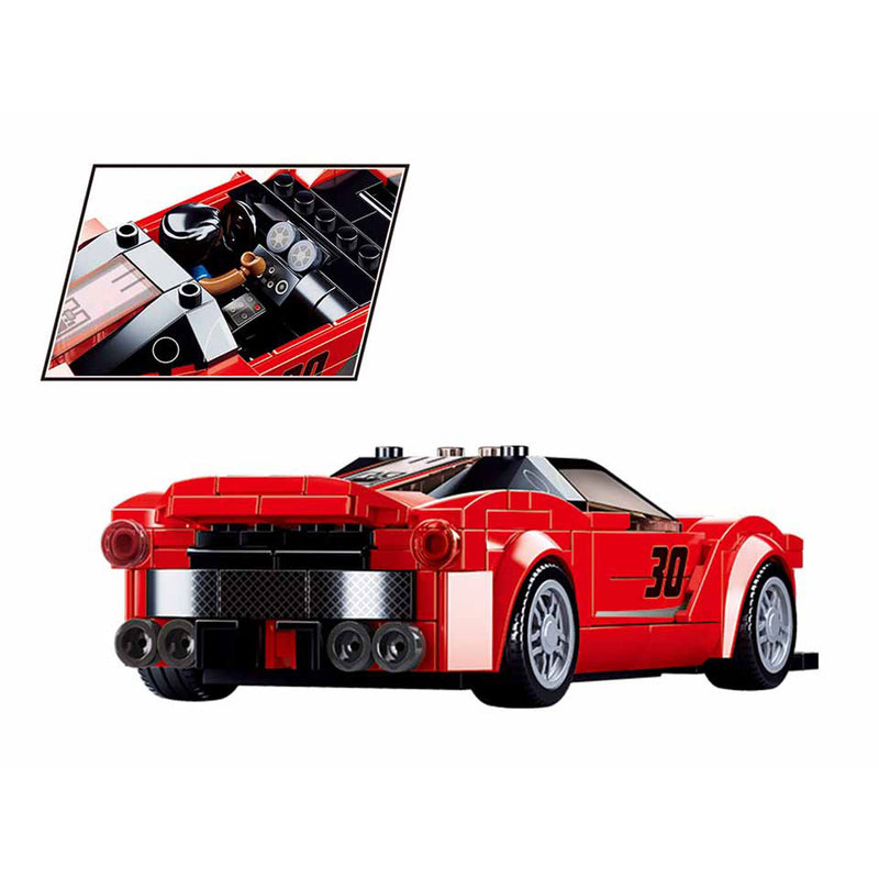 Afbeelding laden in galerijviewer, Sluban italiaanse supercar rood - 262dlg.
