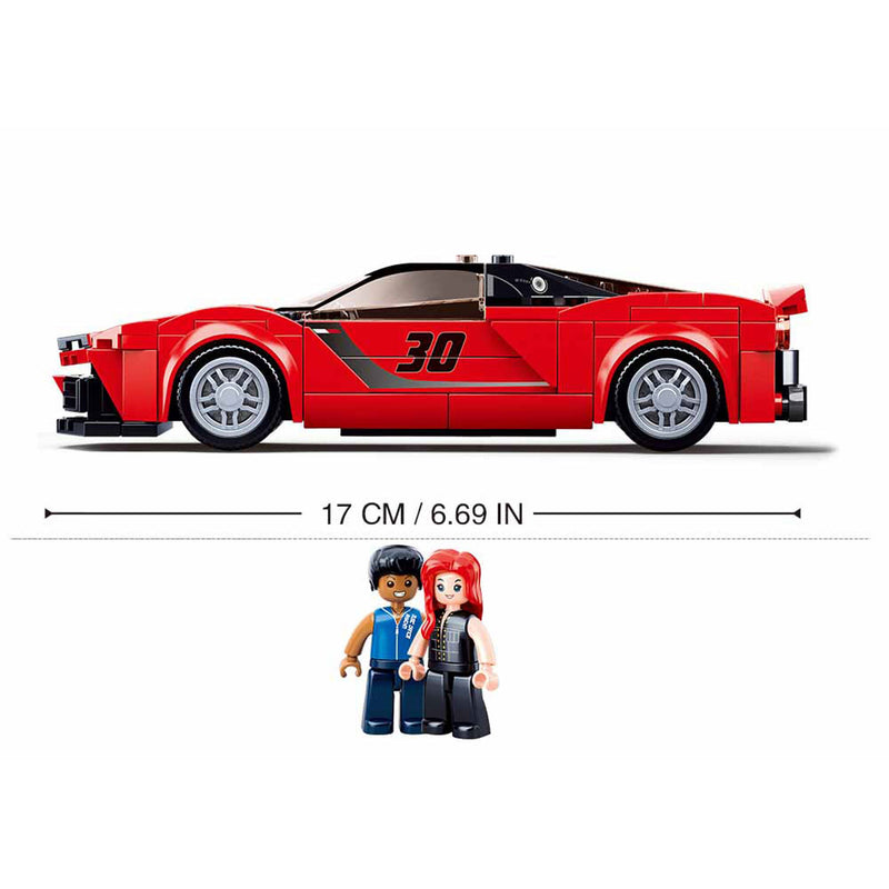 Afbeelding laden in galerijviewer, Sluban italiaanse supercar rood - 262dlg.

