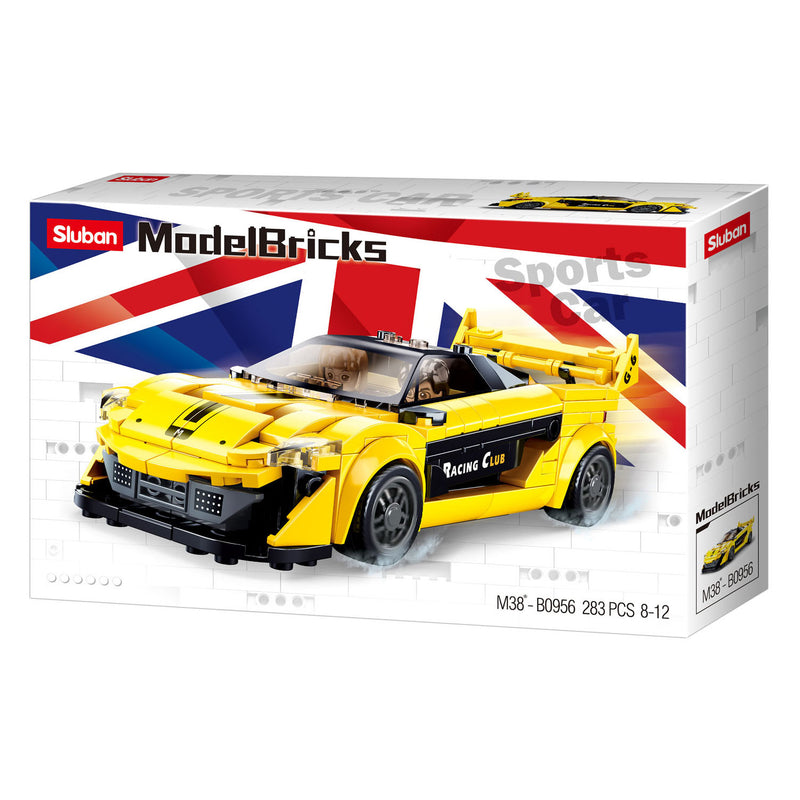 Afbeelding laden in galerijviewer, Sluban engelse supercar geel - 283dlg.
