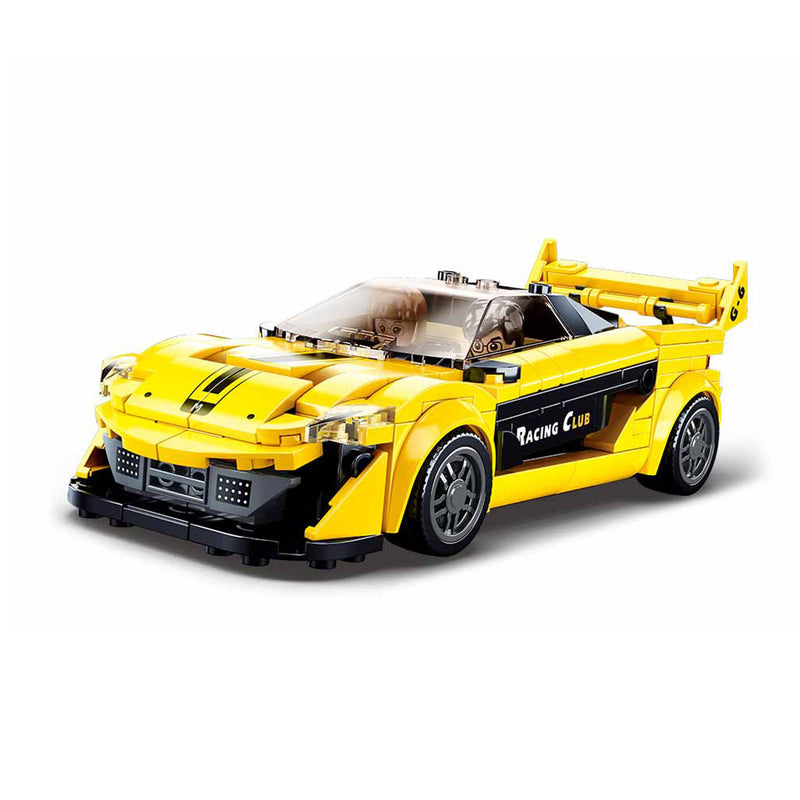Afbeelding laden in galerijviewer, Sluban engelse supercar geel - 283dlg.
