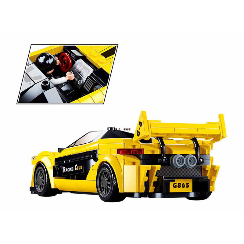 Afbeelding laden in galerijviewer, Sluban engelse supercar geel - 283dlg.
