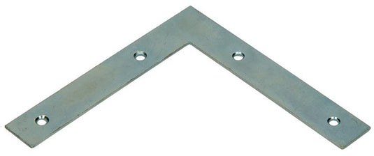 Mack 1013306 - 8 platte winkelhaken verzinkt 125x125x20x2mm | 10 stuks