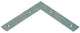 Mack 1013306 - 8 platte winkelhaken verzinkt 125x125x20x2mm | 10 stuks