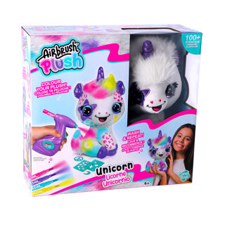 Afbeelding laden in galerijviewer, Airbrush pluche unicorn | 4 stuks
