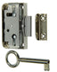 Mack 1015912 - 1 oplegmeubelslot vernikkeld 15mm | 5 stuks