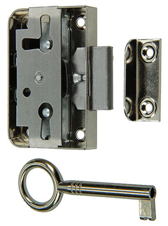 Afbeelding laden in galerijviewer, Mack 1015913 - 1 oplegmeubelslot vernikkeld 20mm | 5 stuks
