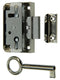 Mack 1015913 - 1 oplegmeubelslot vernikkeld 20mm | 5 stuks