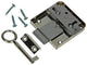 Mack 1013607 - 1 oplegmeubelslot vernikkeld 40mm | 5 stuks