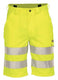 Dassy hoge zichtbaarheidsshort idaho p k fluogeel 66
