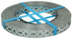 1014042 - geperforeerd bandijzer, verzinkt 25mmx1mmx25m | 5 stuks