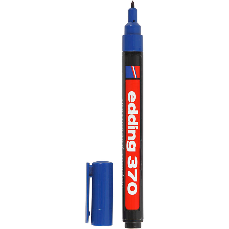 Afbeelding laden in galerijviewer, Https: www.cchobby.nl edding-370-stift-lijndikte-1-mm-blauw-1-stuk
