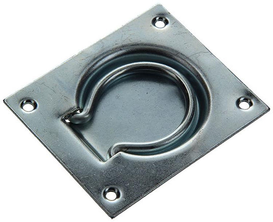1010889 - luikring blauw verzinkt 75 x 90 mm | 10 stuks