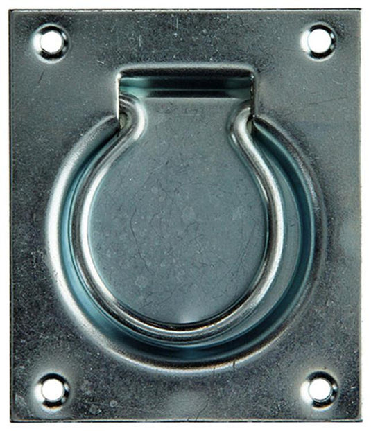 1010889 - luikring blauw verzinkt 75 x 90 mm | 10 stuks