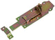 Mack 1014279 - hangslotschuif licht model, bichromaat 140mm | 5 stuks