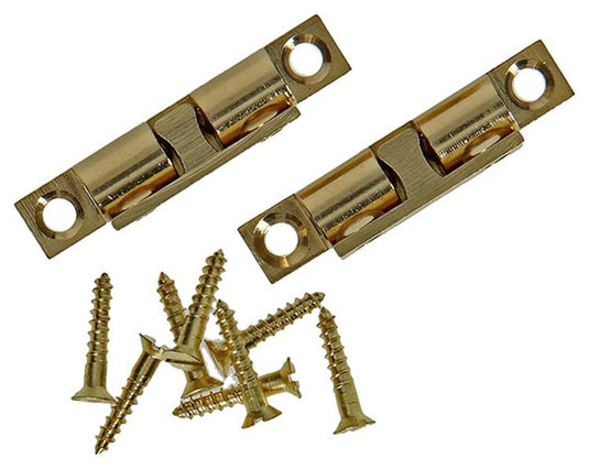 Mack 1013771 - 2 kogelsnapsloten messing h 44 x b 8 mm | 5 stuks