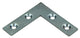 1013748 - 20 platte winkelhaken verzinkt40x40x10mm | 10 stuks