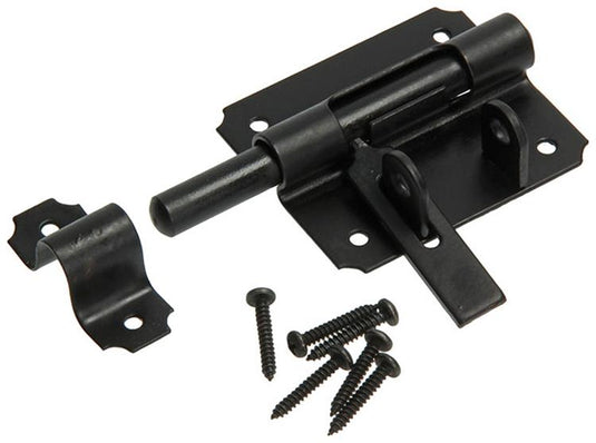 Mack 1013735 - 1 hangslotgrendel zwart 80mm | 5 stuks
